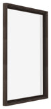 Lyon MDF Canvas Floater Frame 5 7 Oak Dark Front Oblique | Yourdecoration.co.uk