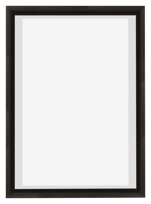 Lyon MDF Canvas Floater Frame 5 7 Oak Dark Front | Yourdecoration.co.uk
