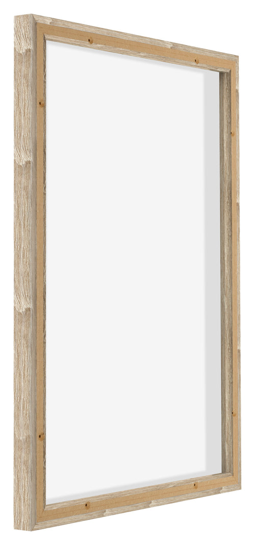 Lyon MDF Canvas Floater Frame 5 7 Sonoma Oak Back Oblique | Yourdecoration.co.uk