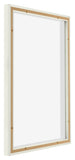 Lyon MDF Canvas Floater Frame 5 7 White Matte Back Oblique | Yourdecoration.co.uk