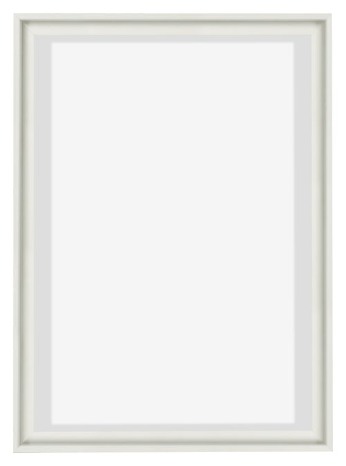 Lyon MDF Canvas Floater Frame 5 7 White Matte Front | Yourdecoration.co.uk