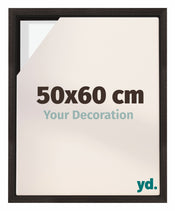 Lyon MDF Canvas Floater Frame 50x60cm Oak Dark Front Size | Yourdecoration.co.uk