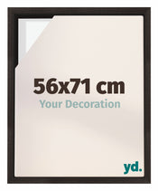 Lyon MDF Canvas Floater Frame 56x71cm Oak Dark Front Size | Yourdecoration.co.uk