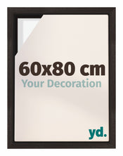 Lyon MDF Canvas Floater Frame 60x80cm Oak Dark Front Size | Yourdecoration.co.uk