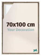 Lyon MDF Canvas Floater Frame 70x100cm Sonoma Oak Voorzijde Maat | Yourdecoration.co.uk