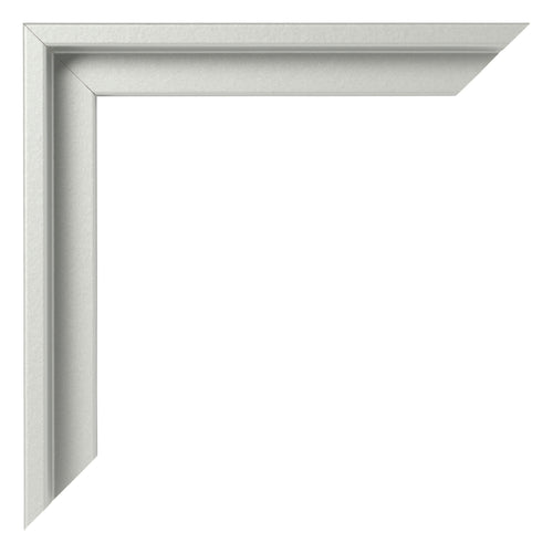 Lyon MDF Canvas Floater Frame Silver Matte Corner | Yourdecoration.co.uk