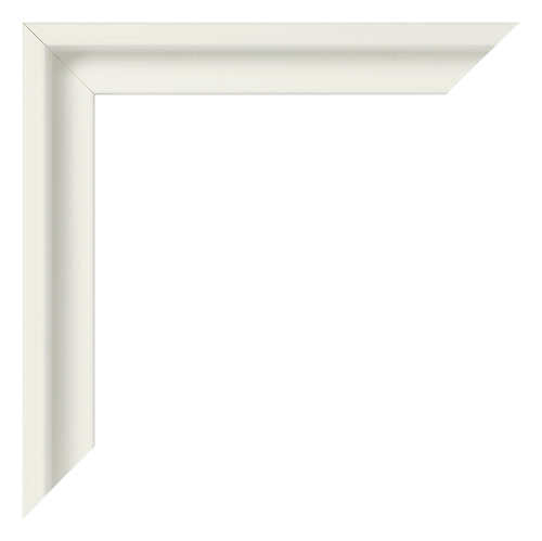 Lyon MDF Canvas Floater Frame White Matte Corner | Yourdecoration.co.uk