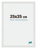 Mura MDF Photo Frame 25x35cm White Matte Front Size | Yourdecoration.co.uk