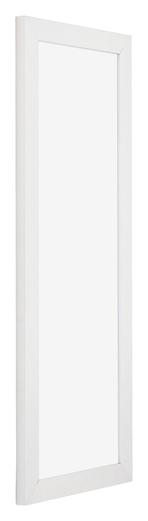 Mura MDF Photo Frame 33x98cm Blanc Brillant Front Oblique | Yourdecoration.co.uk