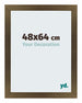Mura MDF Photo Frame 48x64cm Bronze Design Front Size | Yourdecoration.co.uk