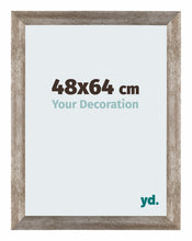 Mura MDF Photo Frame 48x64cm Metal Vintage Front Size | Yourdecoration.co.uk