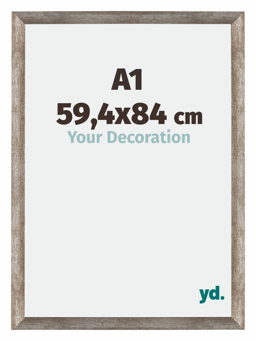 Mura MDF Photo Frame 59 4x84cm A1 Metal Vintage Front Size | Yourdecoration.co.uk