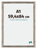 Mura MDF Photo Frame 59 4x84cm A1 Metal Vintage Front Size | Yourdecoration.co.uk