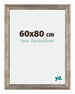 Mura MDF Photo Frame 60x80cm Metal Vintage Front Size | Yourdecoration.co.uk