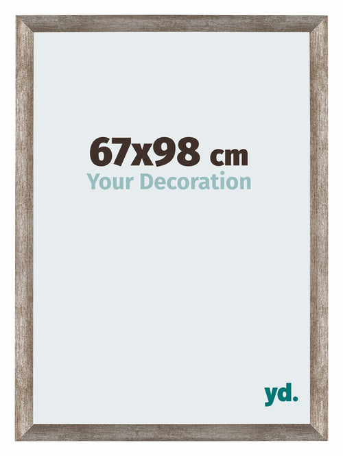 Mura MDF Photo Frame 67x98cm Metal Vintage Front Size | Yourdecoration.co.uk