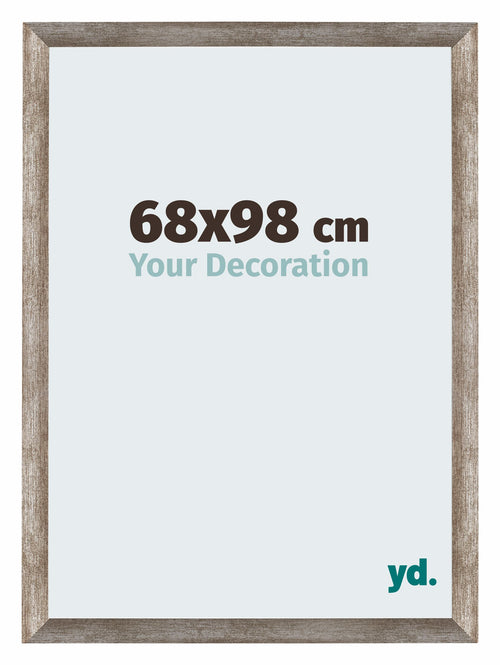 Mura MDF Photo Frame 68x98cm Metal Vintage Front Size | Yourdecoration.co.uk