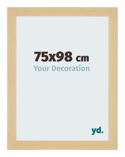 Mura MDF Photo Frame 75x98cm Maple Decor Front Size | Yourdecoration.co.uk