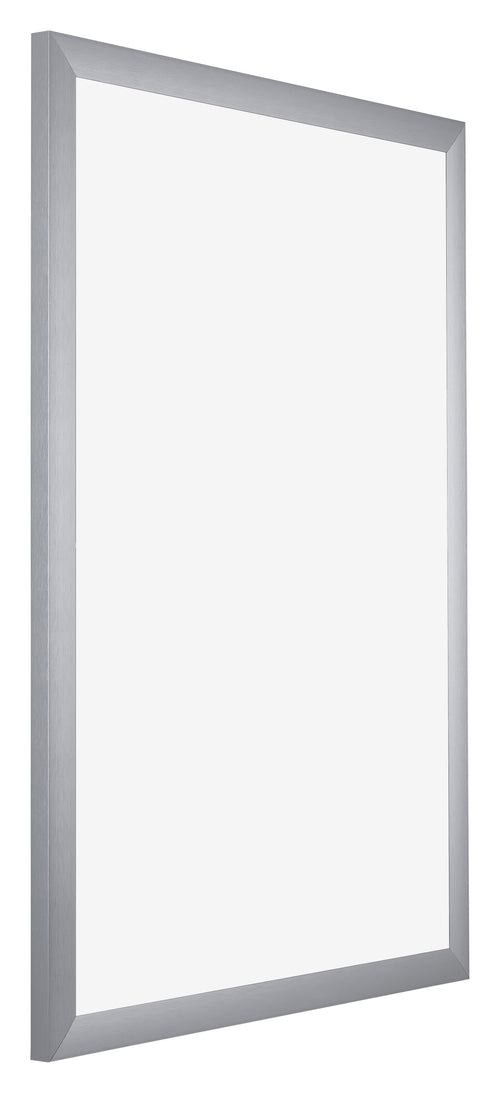 Tucson Aluminium Photo Frame 21x30cm Silver Brushed Front Oblique | Yourdecoration.co.uk