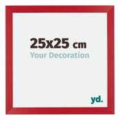 Mura MDF Photo Frame 25x25cm Red Front Size | Yourdecoration.co.uk