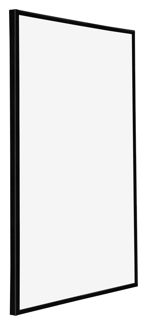 Annecy Plastic Photo Frame 20x28cm Black High Gloss Front Oblique | Yourdecoration.co.uk