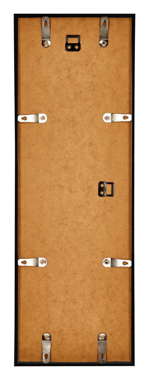 Annecy Plastic Photo Frame 20x60cm Black High Gloss Back | Yourdecoration.co.uk