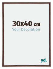 Annecy Plastic Photo Frame 30x40cm Brown Front Size | Yourdecoration.co.uk