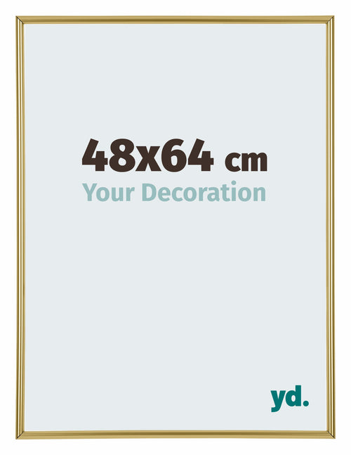 Annecy Plastic Photo Frame 48x64cm Gold Front Size | Yourdecoration.co.uk