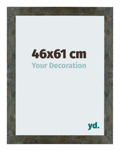 Mura MDF Photo Frame 46x61cm Bleu Or Mélangé Front Size | Yourdecoration.co.uk