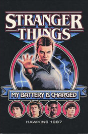 Poster Stranger Things 5 My Battery Is Charged 61x91 5cm PP2500887 | Yourdecoration.co.uk