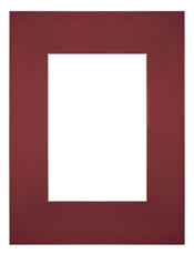 Passe-Partout Photo Frame Size 18x24 cm - Photo Size 10x15 cm - Wine Red