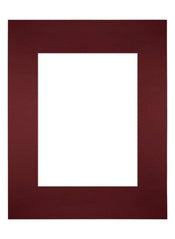 Passe-Partout Photo Frame Size 24x30 cm - Photo Size 15x20 cm - Wine Red