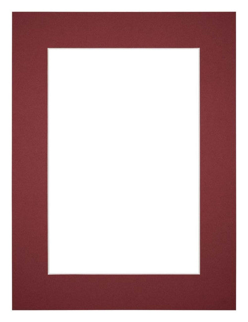 Passe-Partout Photo Frame Size 75x100 cm - Photo Size 60x90 cm - Wine Red