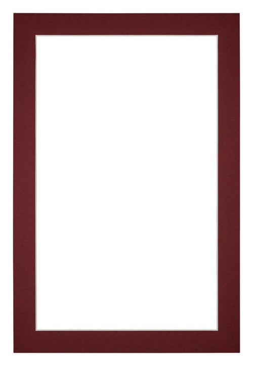 Passe-Partout Photo Frame Size 61x91,5 cm - Photo Size 55x85 cm - Wine Red