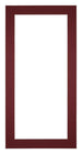 Passe-Partout Photo Frame Size 20x40 cm - Photo Size 13x18 cm - Wine Red