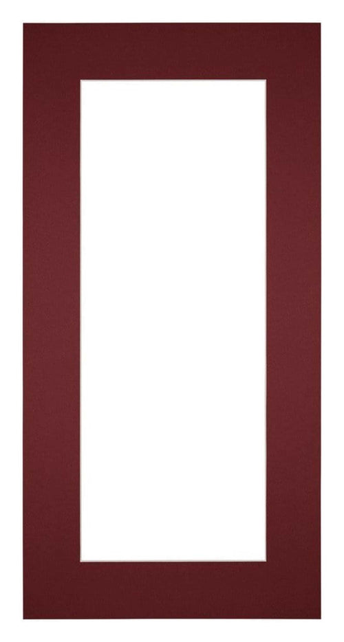 Passe-Partout Photo Frame Size 50x100 cm - Photo Size 30x80 cm - Wine Red