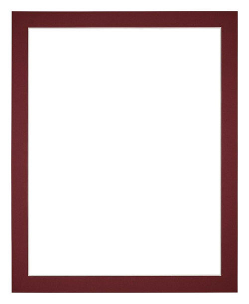 Passe-Partout Photo Frame Size 40x50 cm - Photo Size 35x45 cm - Wine Red