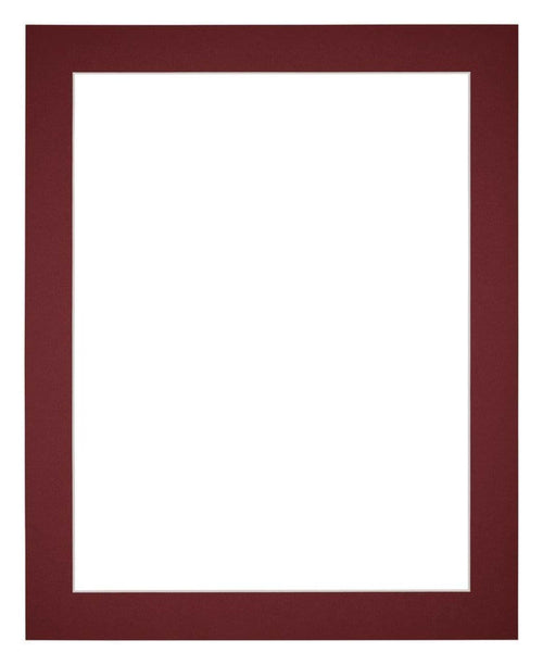 Passe-Partout Photo Frame Size 24x32 cm - Photo Size 18x24 cm - Wine Red