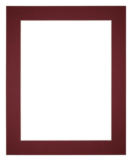 Passe-Partout Photo Frame Size 60x70 cm - Photo Size 50x60 cm - Wine Red
