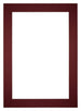 Passe-Partout Photo Frame Size 35x50 cm - Photo Size 20x30 cm - Wine Red