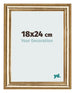 Photo Frame 18x24cm Gold Antique MDF Lazio Front Size | Yourdecoration.co.uk