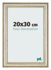 Photo Frame 20x30cm Metallic Gloss MDF Lazio Front Size | Yourdecoration.co.uk