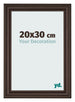 Photo Frame 20x30cm Oak Dark MDF Lazio Front Size | Yourdecoration.co.uk