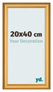 Photo Frame 20x40cm Gold Matte MDF Lazio Front Size | Yourdecoration.co.uk