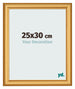 Photo Frame 25x30cm Gold Matte MDF Lazio Front Size | Yourdecoration.co.uk