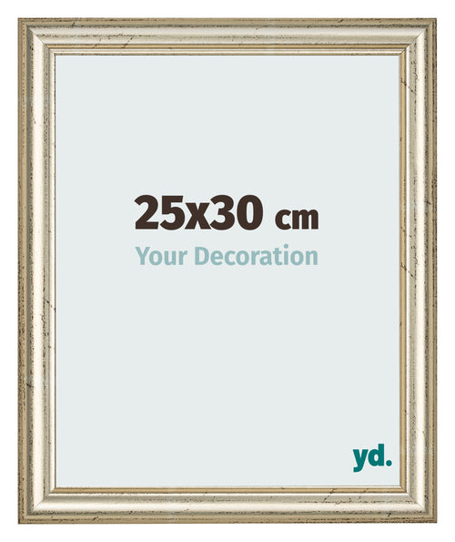 Photo Frame 25x30cm Metallic Gloss MDF Lazio Front Size | Yourdecoration.co.uk