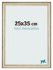 Photo Frame 25x35cm Metallic Gloss MDF Lazio Front Size | Yourdecoration.co.uk