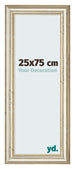 Photo Frame 25x75cm Metallic Gloss MDF Lazio Front Size | Yourdecoration.co.uk