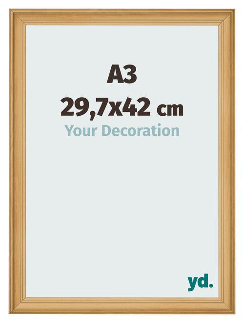 Photo Frame 29 7x42cm A3 Pine Woodgrain MDF Lazio Front Size | Yourdecoration.co.uk