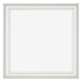Photo Frame 30x30cm White Swept MDF Lazio Front | Yourdecoration.co.uk