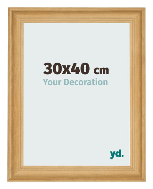 Photo Frame 30x40cm Pine Woodgrain MDF Lazio Front Size | Yourdecoration.co.uk